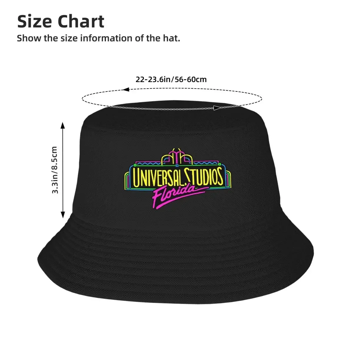 Universal Studios Florida V2 Bucket Hat Panama Bob Hats Outdoor Fashion Autumn For Summer Beach Fishing Unisex Fisherman Caps