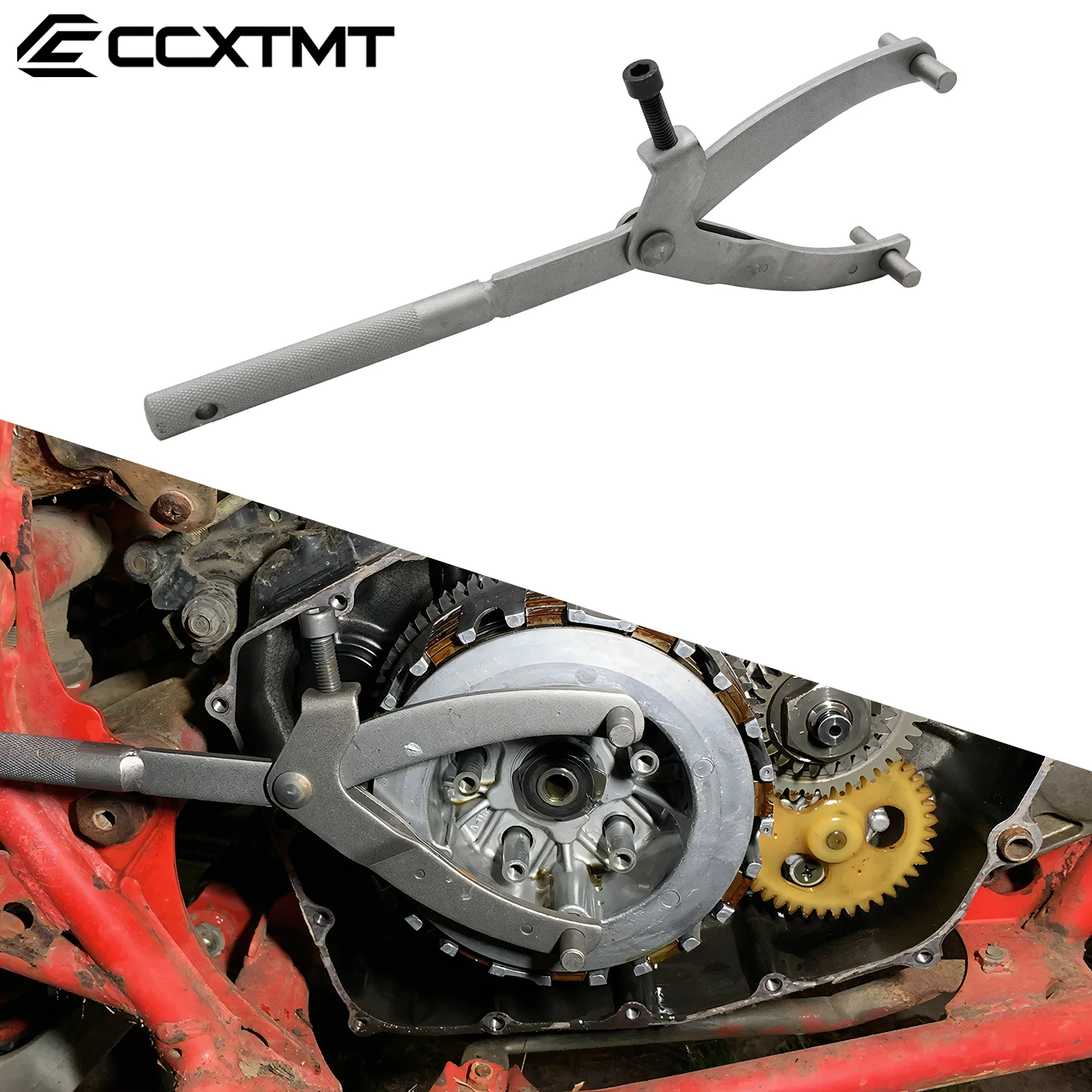 

Motorcycle Scooter ATV Universal Y-type Flywheel Variator Clutch Remove Holder Repair Tool Pulley Sprocket Holder Locking Tool