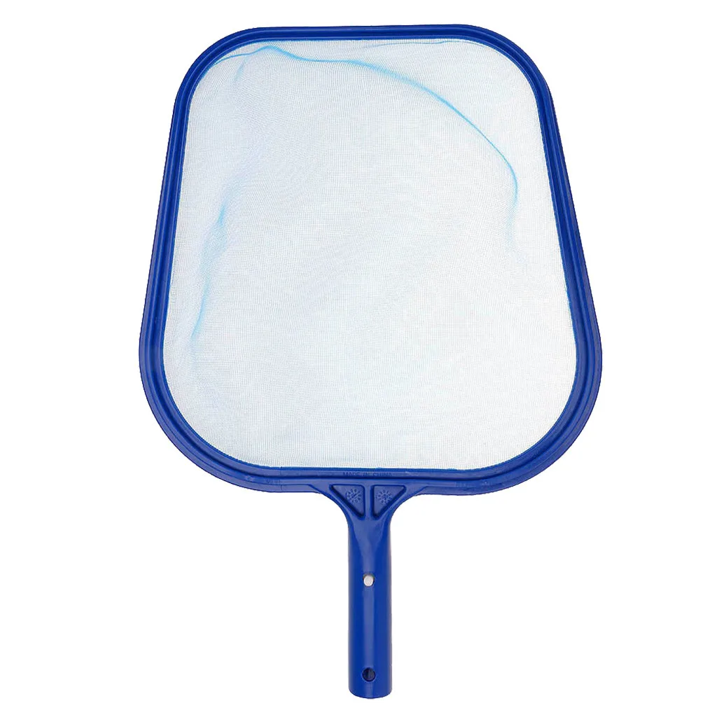 Tub Cleaner tool Professional Lightweight Mesh Frame Net Durable Blue Swimming Pool Spa Leaf Trash Net Skimmer Rake