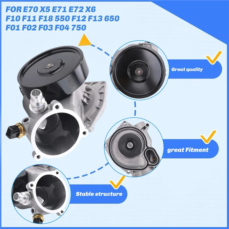 

ABTD-11517548264 Car Cooling Water Pump For BMW E70 X5 E71 E72 X6 F10 F11 F18 550 F12 F13 650 F01 F02 F03 F04 750 11517548263