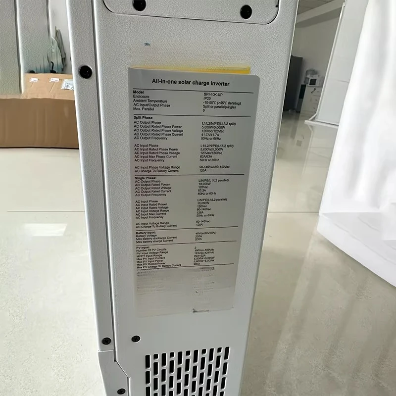 سبليت المرحلة 120 فولت 240 فولت عاكس للطاقة الشمسية 5kw 6KW 8KW 10 كيلو واط عاكس للطاقة الشمسية الهجين على خارج الشبكة العاكس مع جهاز التحكم في الشحن #6