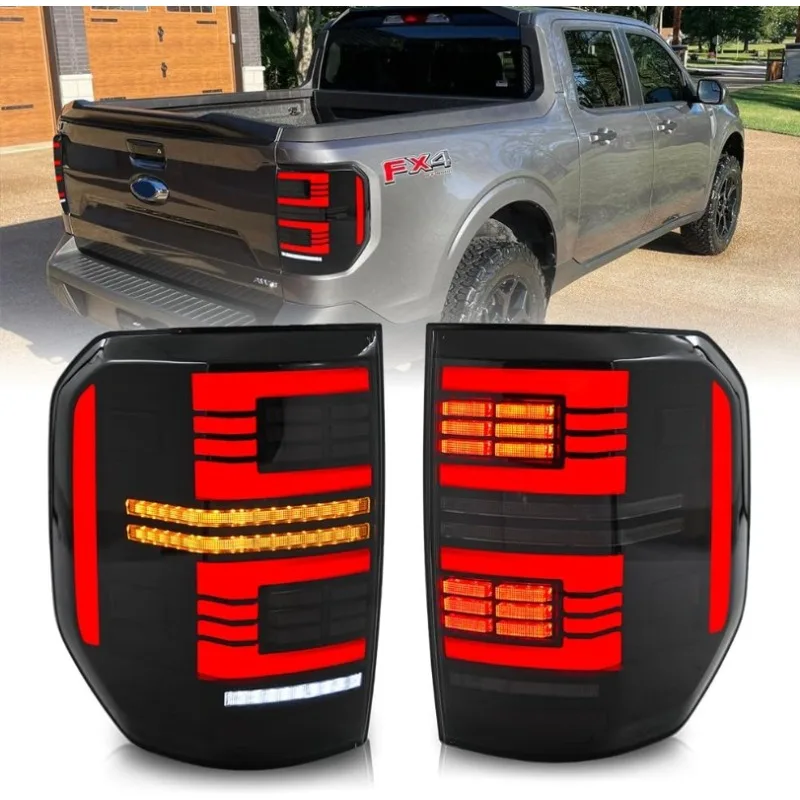 

Tail Lights for 2022 2023 2024 Ford Maverick LED Taillights with Startup Animation Sequential Turn Signal LED Upgrade Option