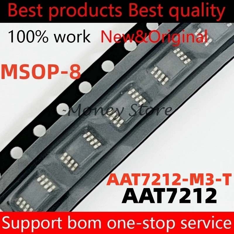 

(5pcs)AAT7212 AAT7212-M3-T msop-8