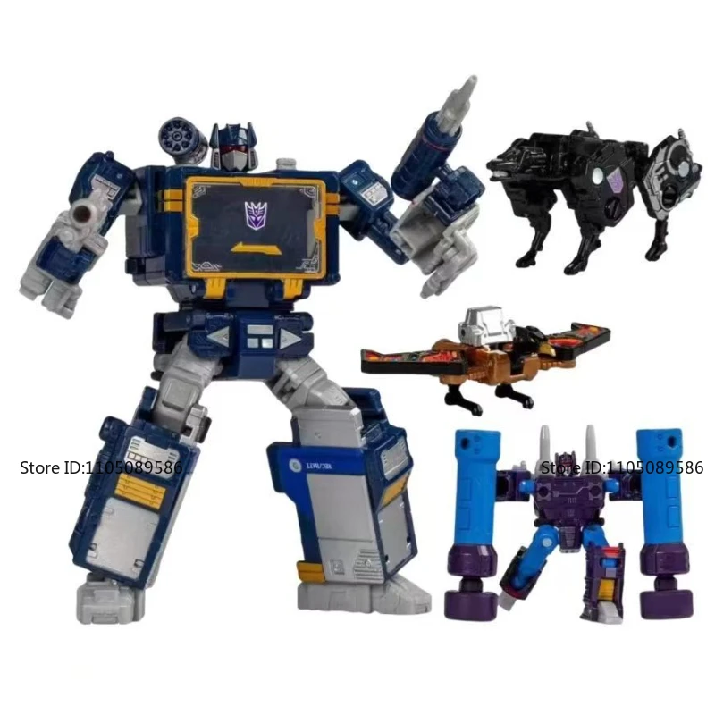 새로운 오리지널 박스 트랜스포머 G1 어운드웨이브 이동식 인형 스튜디오 장식품 피규어 장식품 어린이 장난감 휴일 선물