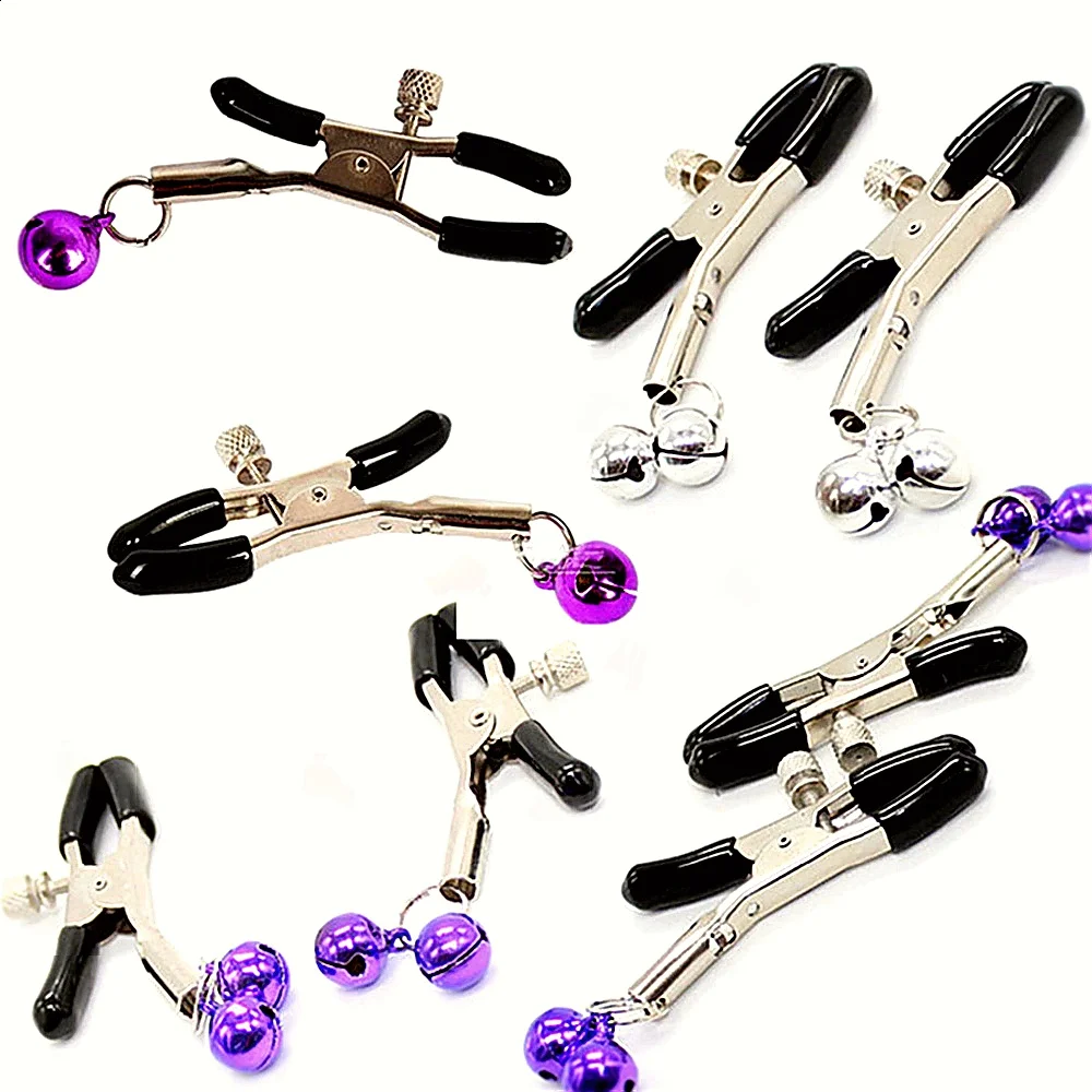 جرس صغير الحلمة المشابك محفز الثدي الحلمة كليب الجنس لعب للأزواج تدليك عاشق لعبة عبودية الملحقات الغريبة #5