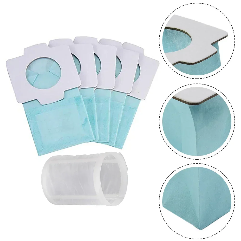 5Pcs Dust Bags & 1Pc Pre-filter For Makita CL121DZX DCL182ZB DCL182ZW Vacuum Cleaner Household Vacuum Cleaner Replace Attachment