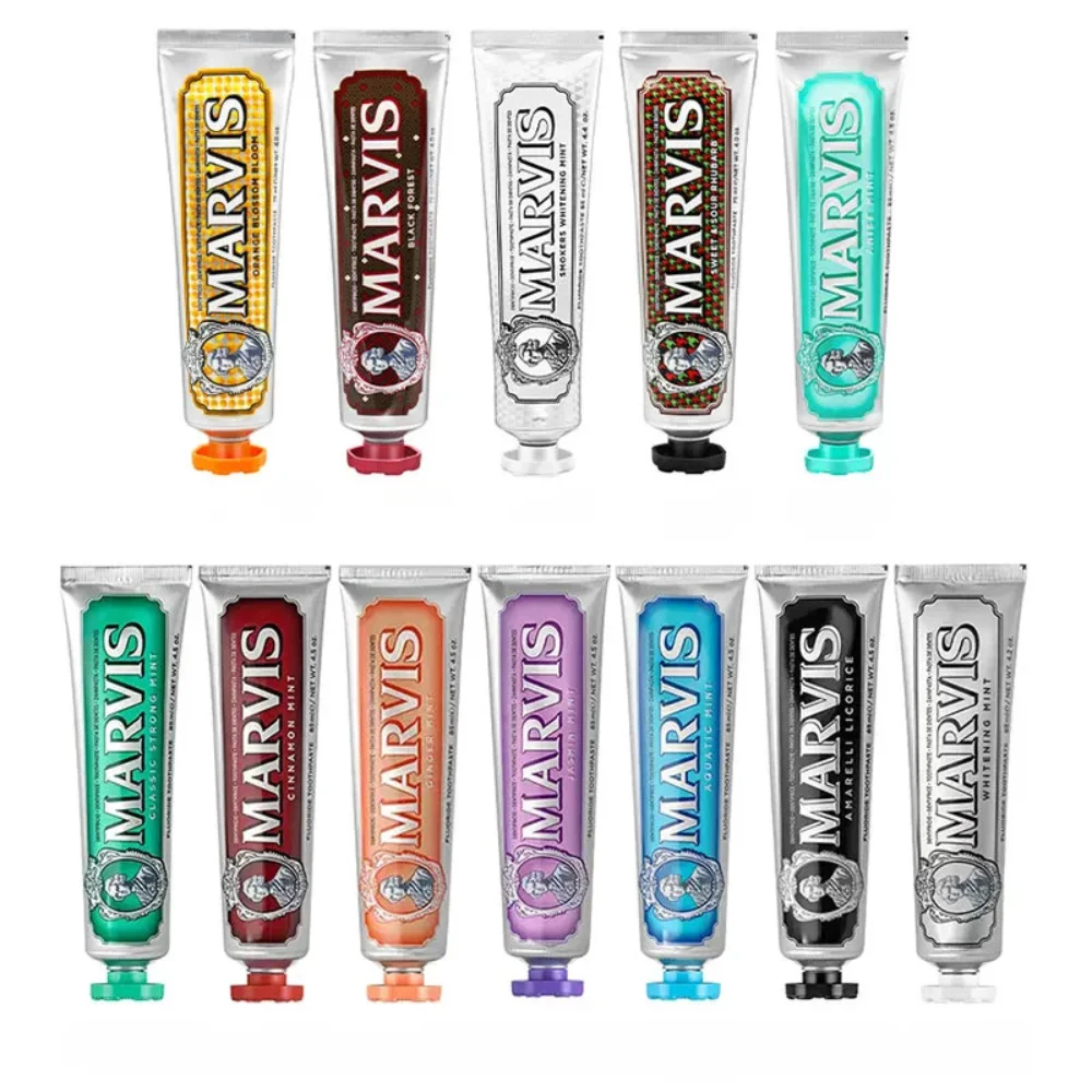 Dentifrice italien, élimine les taches de fumée, soin des dents, blanchissant, rafraîchit l'haleine, soins buccaux forts, 75ml, 85ml