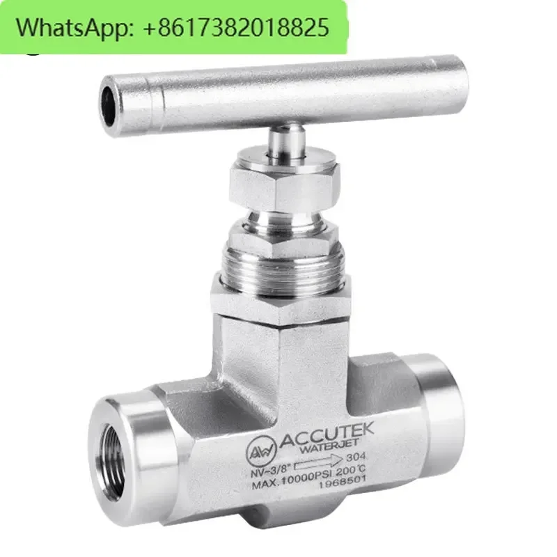 AW 10000psi304 stainless steel ultra-high pressure needle valve 4-piece integrated forged needle globe valve DN15