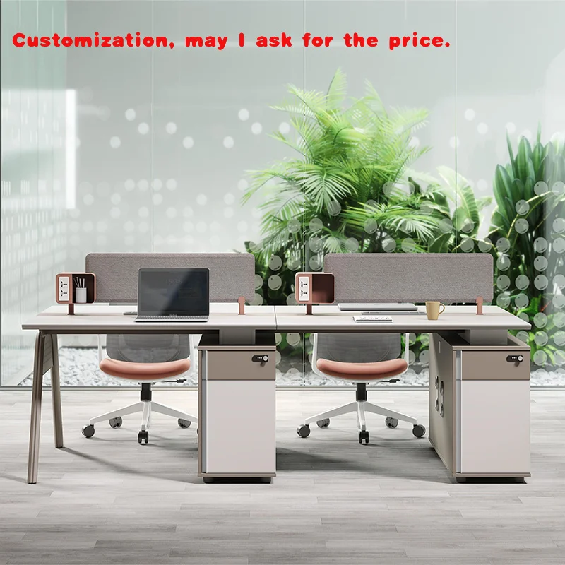 

custom.Modern 4 Seater Work Station Desk Furniture Call Center Office Cubicle Workstation Coworking Office Furniture