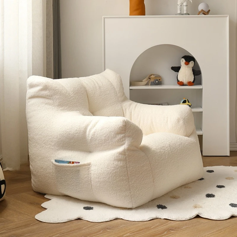 1-person Bean Bag Sofas Relaxing Kids Beanbag Soft Couch Living Room Comfortable Lazy Sofa Bedroom Lounge Small Tatami Chair image 6