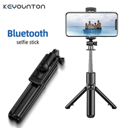 Wireless Bluetooth Selfie Stick Tripod Remote Photo Holder Tripod Camera Monopod Shutter 360 Degree Rotation Mini Live Tripod