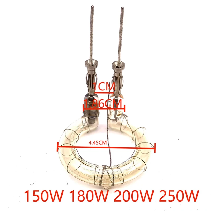 1 PCS สําเนาใหม่ 250W 200W 180W 150W แหวนหลอดแฟลช Xenon Flashtube 5500K เปลี่ยน Photo Studio Speedlight