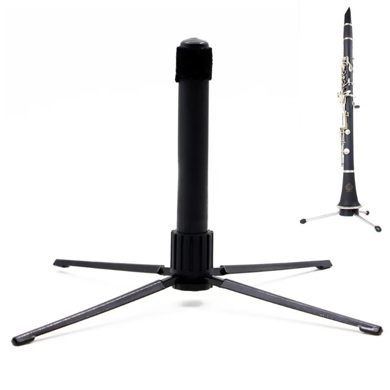 Flute and Clarinet Stands - Musical Instrument Rest and Storage Rack - Compact and Foldable Portable Playing Support Frame