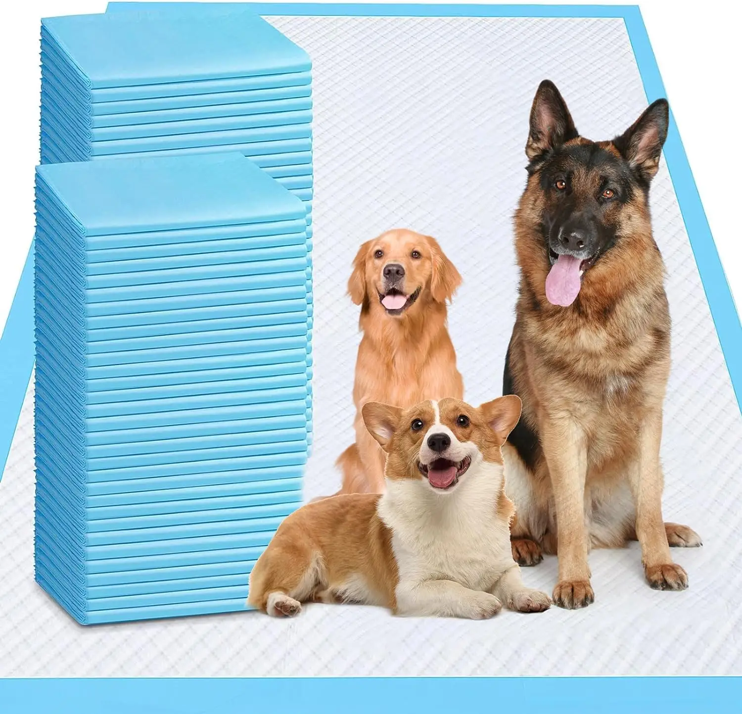 

Puppy Pee Pads for Dogs 31"x47" 40 Count, Extra Large Dog Pee Pads, Leak-Proof & Super Absorbent Dog Pee Pads, Thicken Disposabl