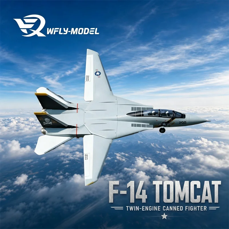 XFly dual 40mm F-14 Tomcat twin-engine ducted fighter electric model airplane fixed-wing PNP