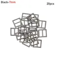 Black-7mm 20pcs
