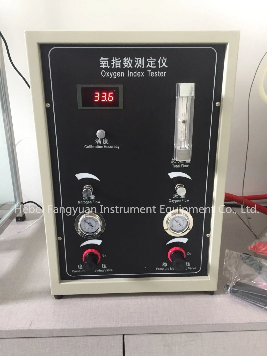 Digital Display Oxygen Index Tester / Oxygen Index Test Machine