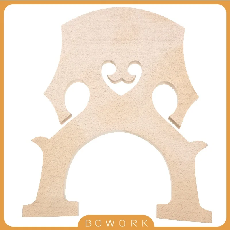 

4/4 3/4 1/2 1/4 1/8 Maple Wood Cello Bridge Heart Shape Fine Aged Maple French Style For Acoustic Cello String Electric Cellos