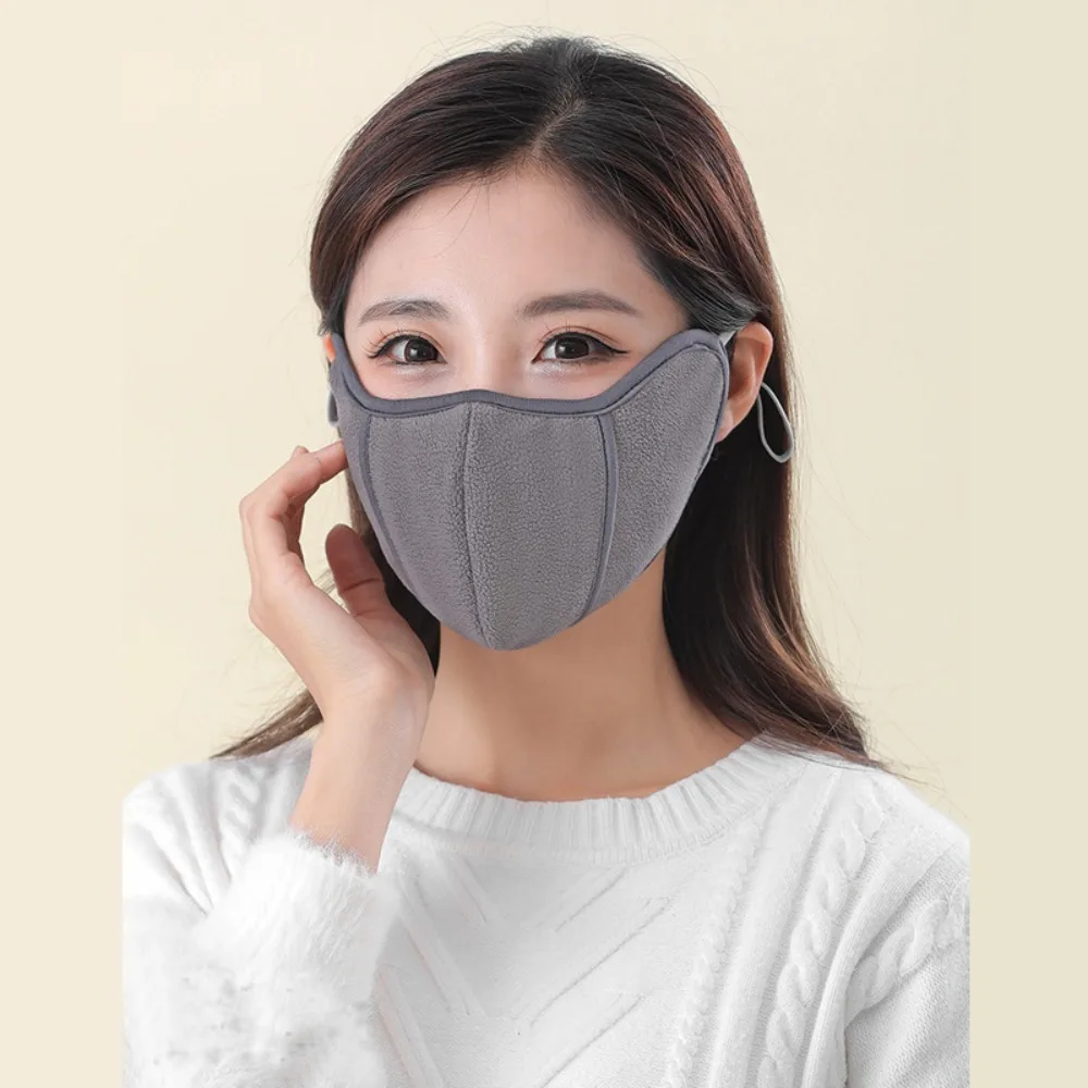 New Breathable Warm Mask Traceless Anti Pollen Anti-sun Mask Warm Windproof and Cold Proof Face Mask Autumn Winter