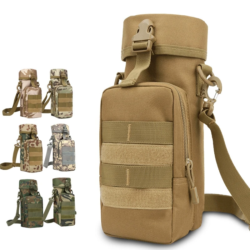 Outdoor kettle Bag Shoulder Strap Tactical Paintball Sports Kettle Bag Portable Military kettle Molle Shoulder Strap