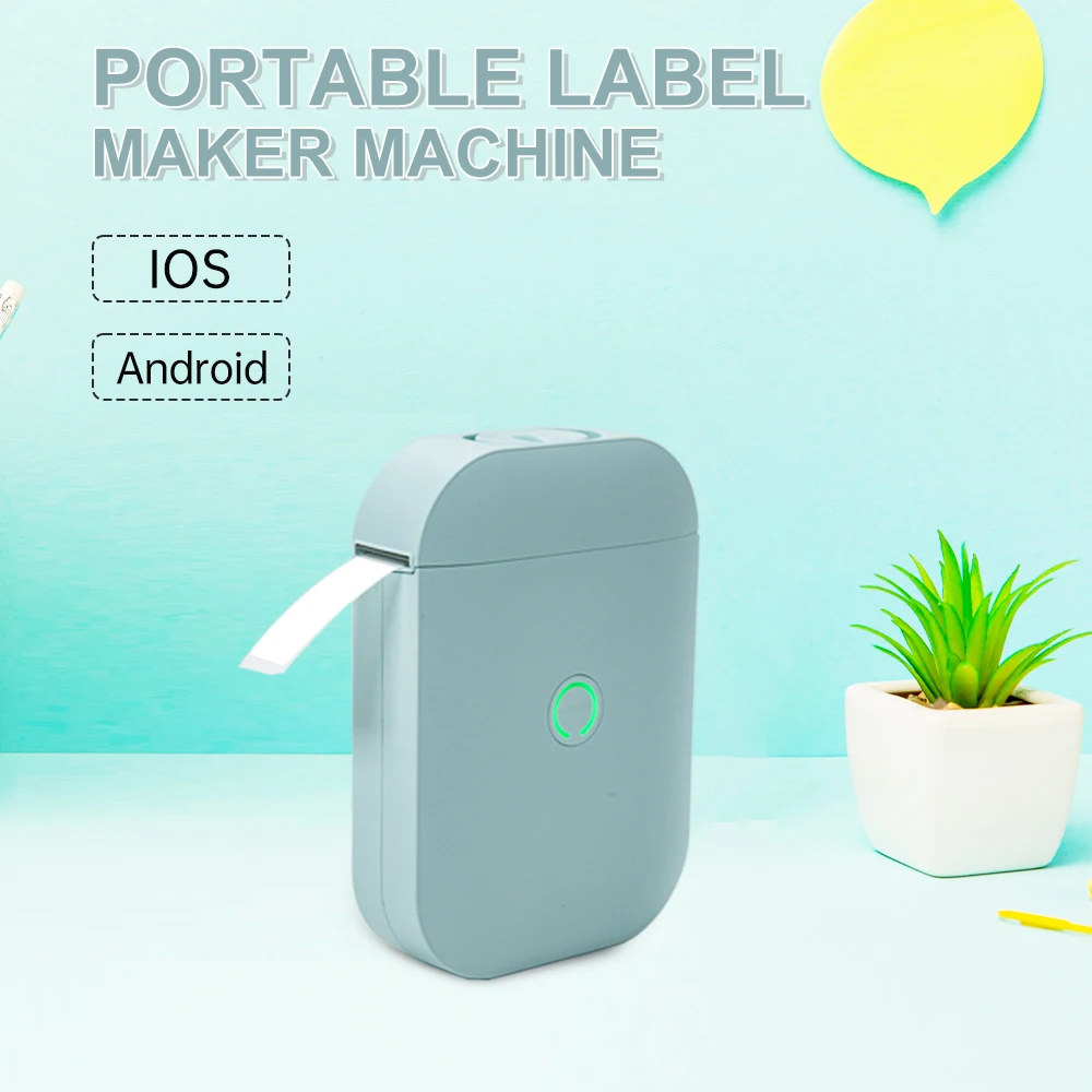 

Label Printer Pocket Smartphone Gap Label Maker BT Wireless Thermal Printing 203DPI Support 15mm Width Adhesive Tag DIY Date