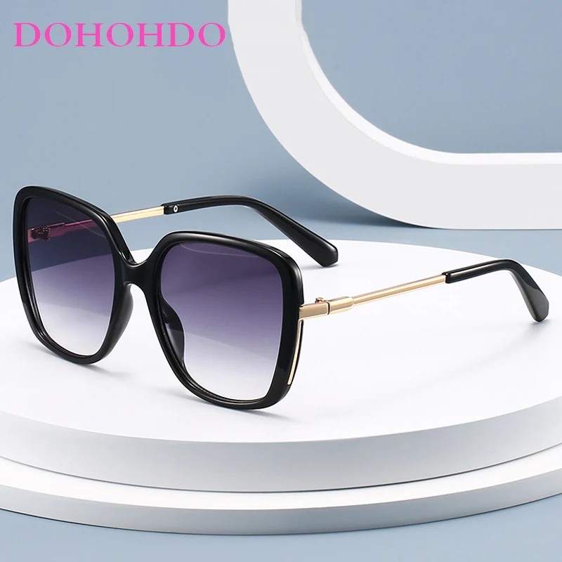 

Fashion Metal Big Square Women Men Sunglasses Vintage Brand Designer Shades Summer Traveling Driving Shades Unisex UV400 Очки