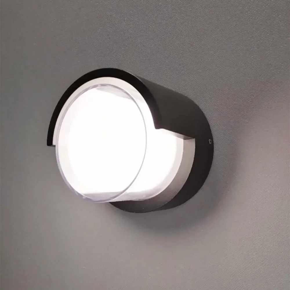 Applique Murale LED Imperméable Conforme à la Norme IP65, Éclairage d'Extérieur, Idéal pour un Jardin, une Clôture, un Couloir ou une Route