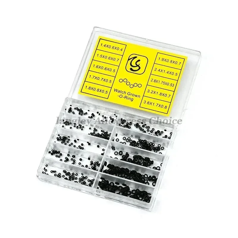 جديد صغير المطاط غسالة O-حلقة ساعة تاج مقاوم للماء الساعات الأختام أدوات إصلاح الساعات لملحقات صانع الساعات