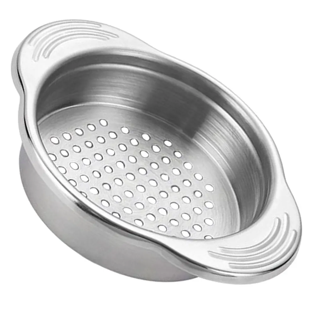 

Stainless Steel Can Strainer Multi-Use Kitchen Tool Metal Colander Food Drainer Efficient Water Filter