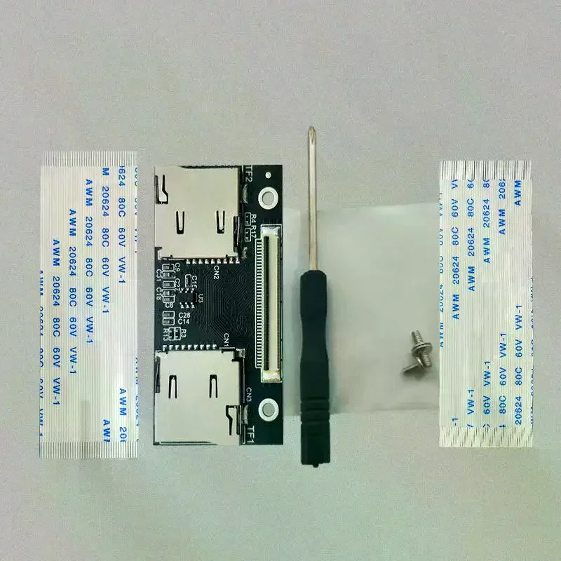 2 Dual TF Card To CE Adapter Card For 3 4 5 6 7Th Classic Video Industrial PC Recorder Driving Device NAS Perfectly X86