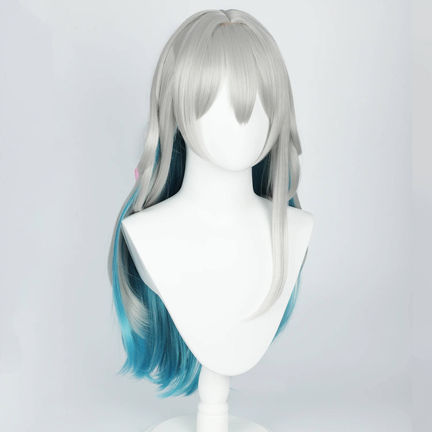 أنيمي شعر مستعار اليراع تأثيري الباروكات هونكاي ستار السكك الحديدية لعبة لعب الأدوار شعر مستعار شعر مستعار اصطناعي حفلة تنكرية عيد الفصح كرنفال مهرجان تأثيري #4