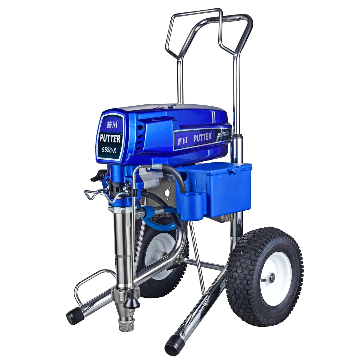 220V Brushless Motor High Pressure Industrial Paint Spray Gun PT-9528X Airless Room Wall Spray Painting Machine