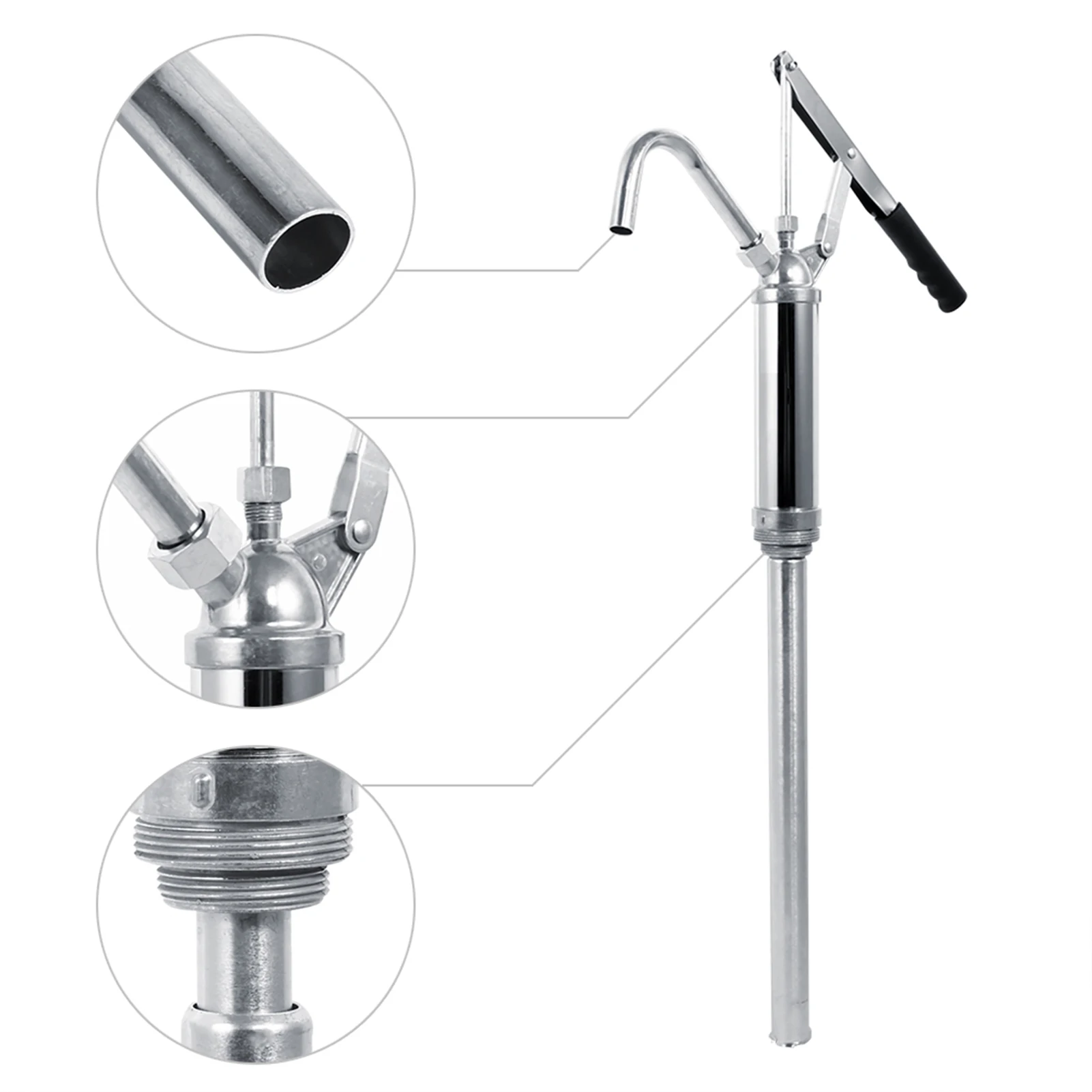 Drum Barrel  Lever Action Barrel Drum Pump  Oil Transfer Hand Operated Extractor Barrel  Transfer Pump