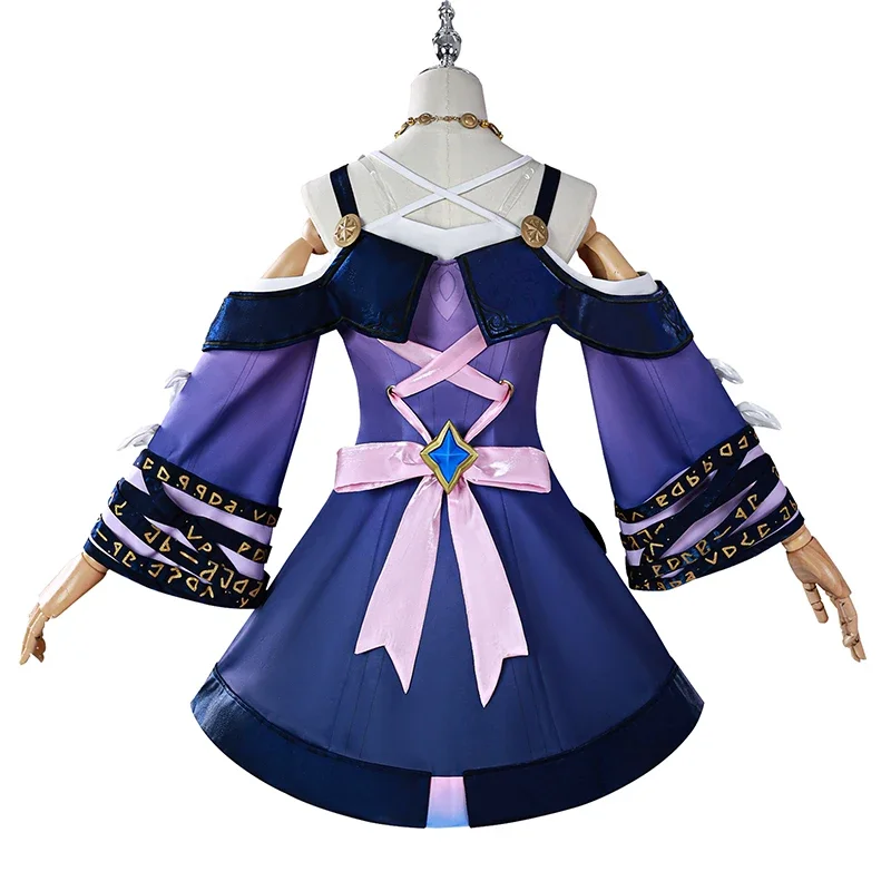 Cyrene Cosplay HSR Honkai Star Rail Cosplay Costume Wig Shoes Women Halloween Carnival Party Comic-con Role Playing Outfit view 2