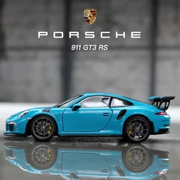 

WELLY 1:24 2016 Porsche 911 GT3 RS Alloy Sports Car Diecast Metal Toy Racing Car Model Simulation Collection Gifts Toys for boys