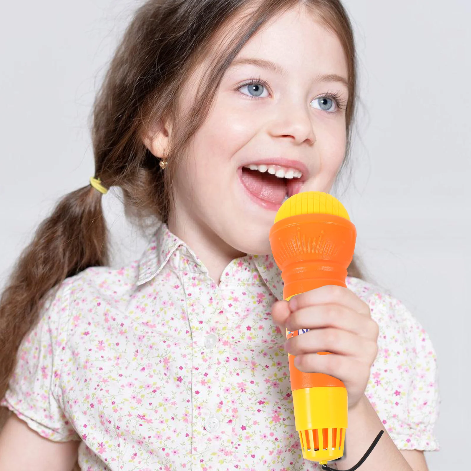 

4Pcs Echo Microphone Kids Lightweight Plastic Karaoke Party Prop Fake Mic Children Gift Educational Plaything Children Gifts
