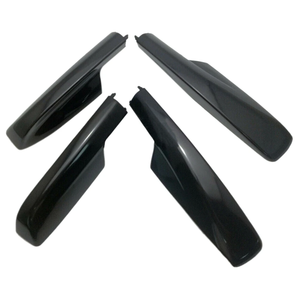

M46K-4Pcs Black Roof Rack Cover Rail End Shell For Toyota Highlander XU20 2001-2007