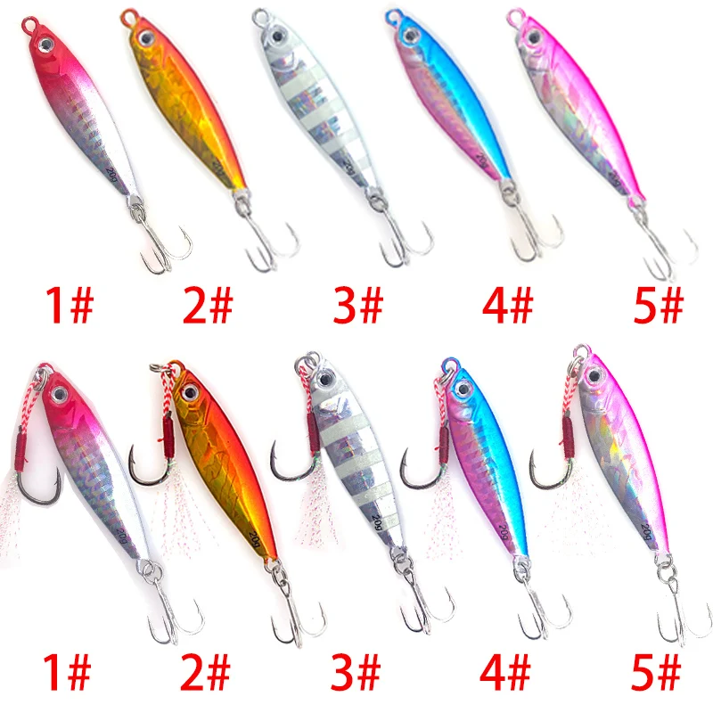 TEASER-J51 Artificial Fishing Lure,Rockfishing Micro Lure,Shore Casting,Slow Sinking Spoon,Jig SeaBass,Tackle,7g,10g,15g,20g,30g