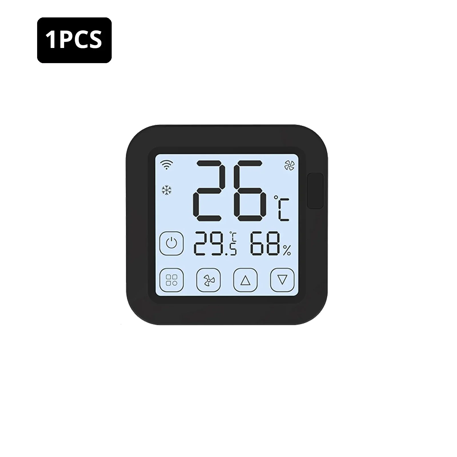 MOES Tuya WiFi IR Thermostat Controller LCD Bildschirm Touch-Taste Drahtlose Fernbedienung Eingebauter Temperatur- und Feuchtigkeitssensor alexa