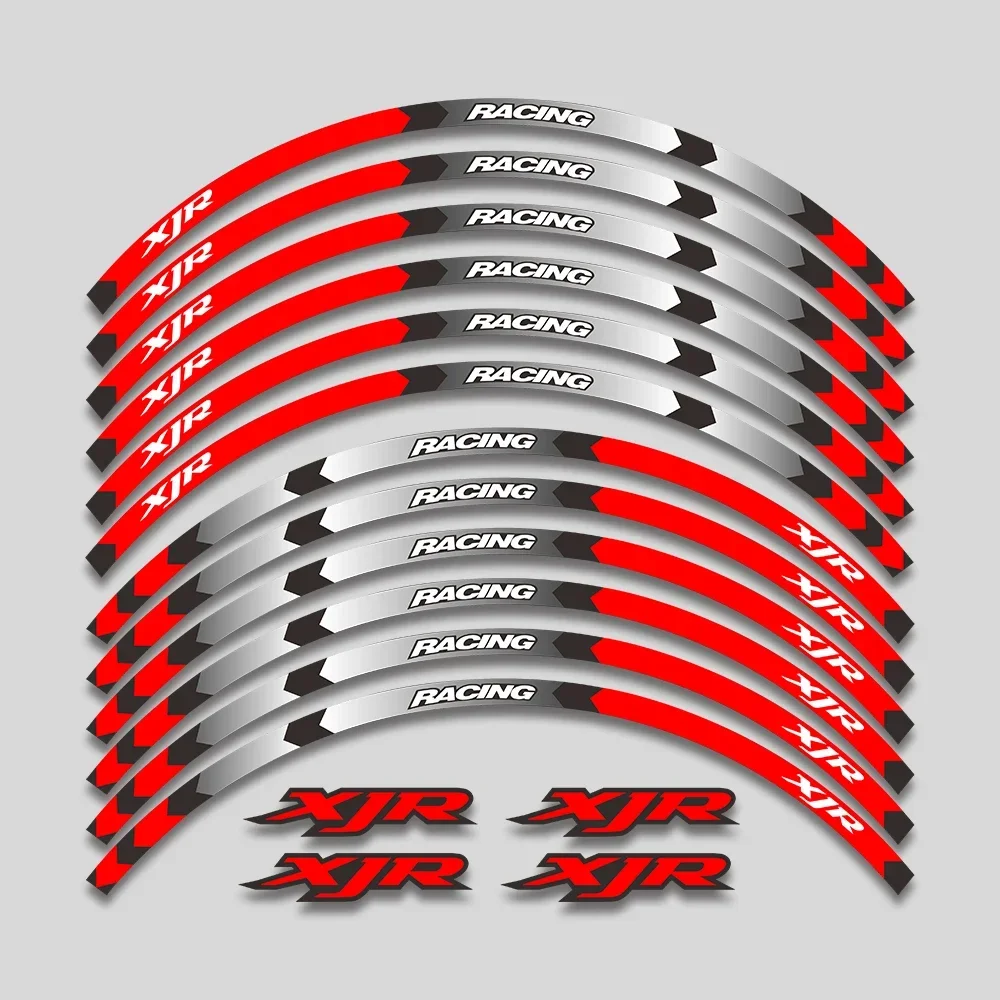 For YAMAHA XJR400 XJR1200 XJR1300 xjr 400 1200 1300 Motorcycle Accessories Stickers Wheels Hub Reflective Stripe Rim Decals Tape