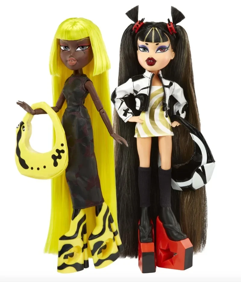 New Surprise Doll Bratz X Mowalola Special Edition Designer Jade and Felicia Fashion Doll with 2 Outfits