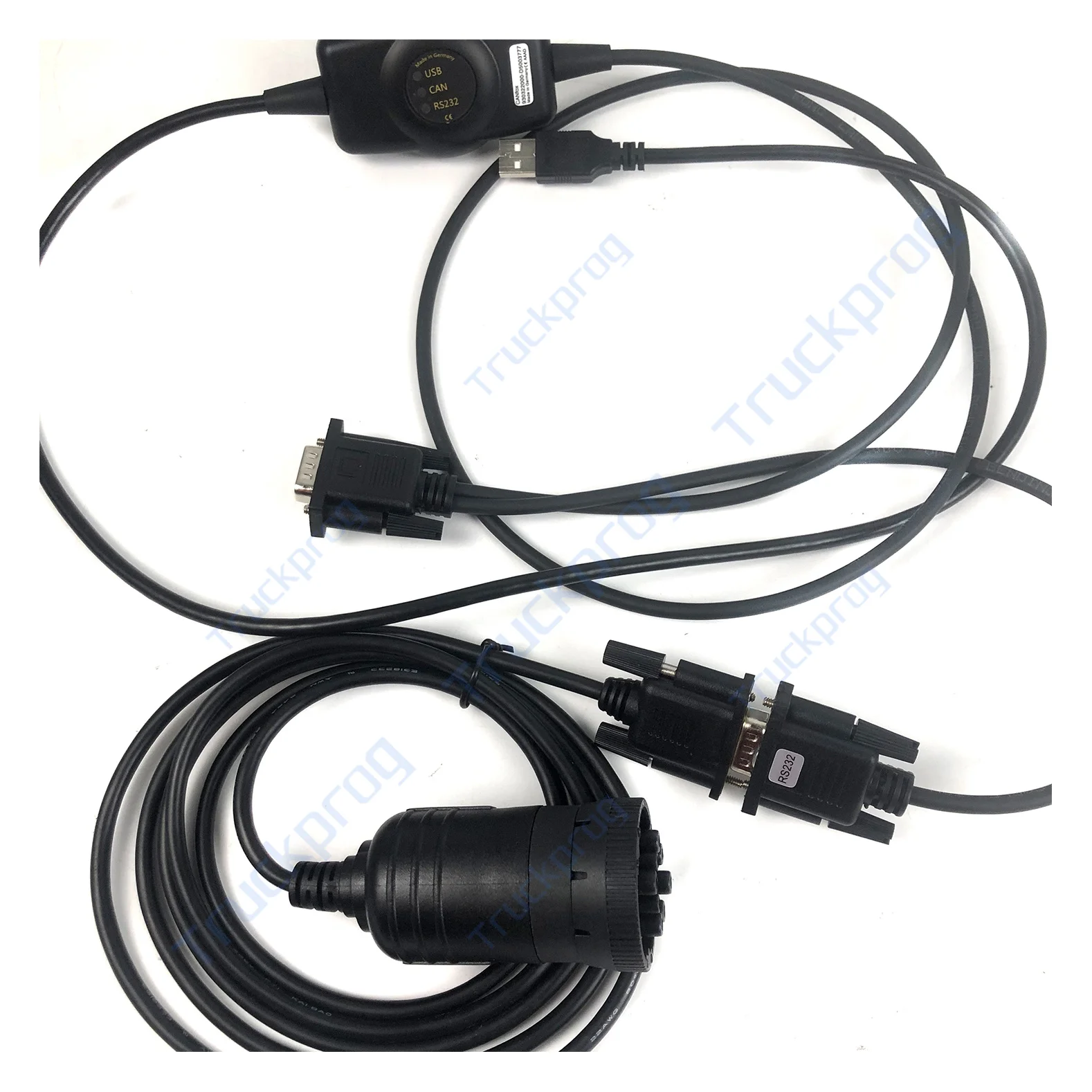 for LIEBHERR DIAGNOSTIC KIT (interface CANFOX)+9 pin cable use for exavator bulldozer crane diagnostic