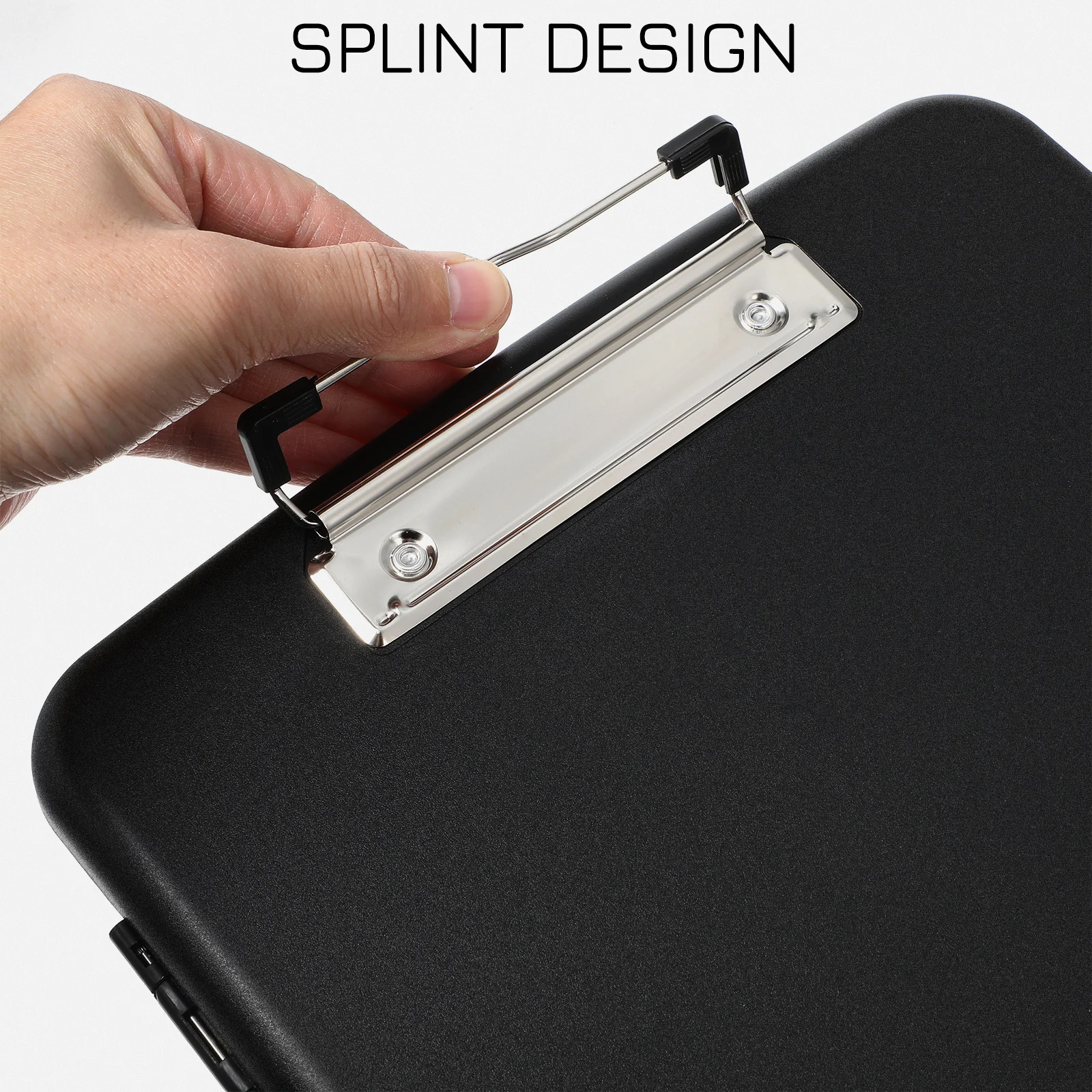 

A4 Document Storage Box 360x250x30mm PP File Folder Large Capacity Simple Design Portable Nurse Clipboard Foldable