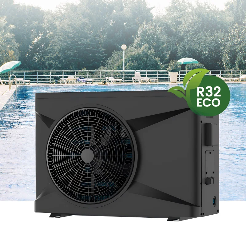 Swimming Pool DC Inverter Air Source Heat Pump R32 Water Heater Chiller Wifi Control With Compressor