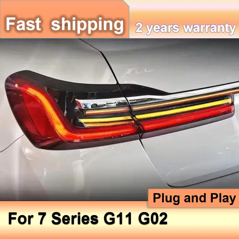 

Car Accessories for BMW 7 Series Rear Light 2015-2018 G12 Tail Lights G02 G11 DRL+Brake+Turn Signal+Reversing+Fog