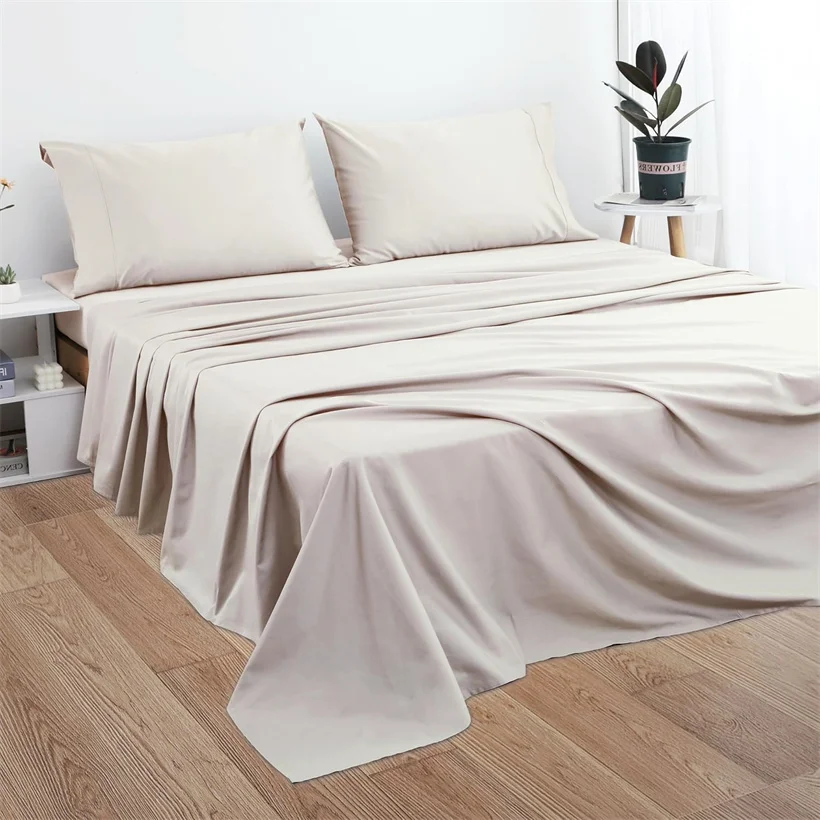 1Pc 100% Egyptian Cotton Flat Sheet High Quality Bed Sheet Luxurious 800 Thread Count Pure Cotton Top Sheets Soft Home Bed Linen