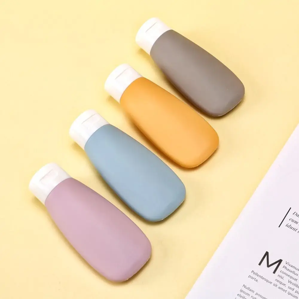 4Pcs 60ml Cosmetic Containers Refillable Bottle Travel Size Empty Mini Bottle Makeup Tool Plastic Lotion Cream Packing