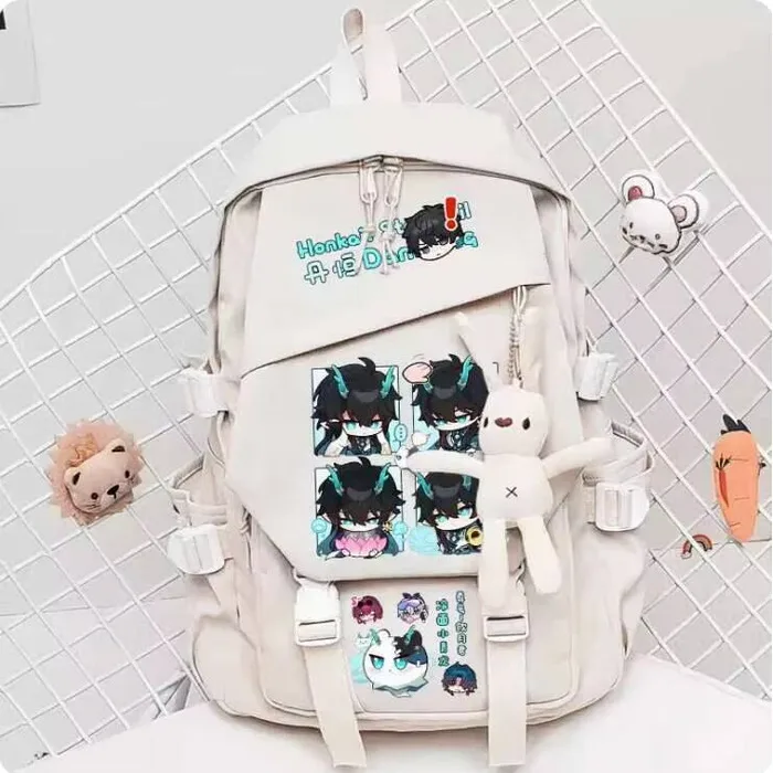 

Anime Honkai: Star Rail Dan Heng Schoolbag Backpack High-Capacity Shoulder Bag Cosplay Student Teenage Gift B285 hit
