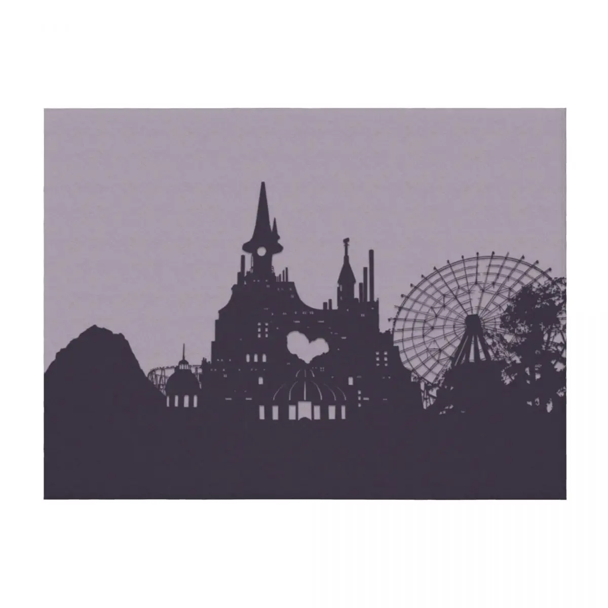 

Amusement Park - Nier Throw Blanket Bed Fashionable Flannel Heavy Blankets