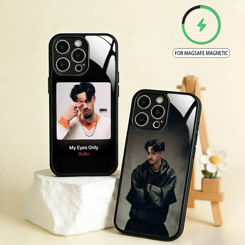

R-RNBOI My Eyes Only-Flash-back Phone Case For iPhone17,16,15,14,13,12,11 Plus,Pro Max Magnetic For Magsafe Wireless Charging